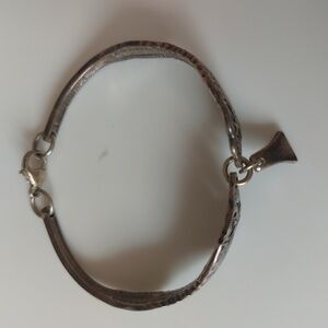 Plated Sterling Silver Spoon Bracelet